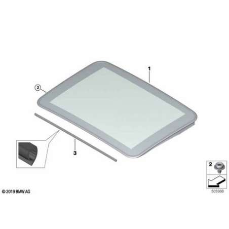 Couvercle de verre avant