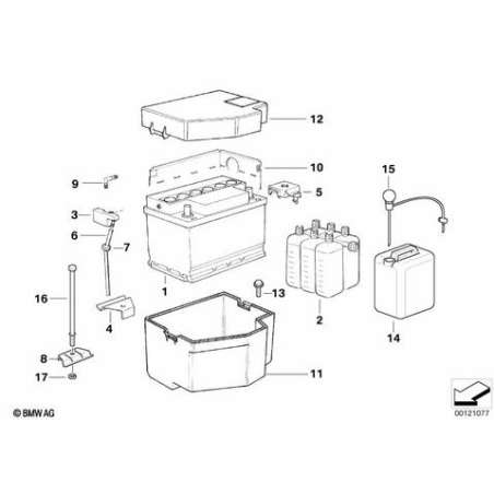 Couvercle de boite d'isolat.de batterie