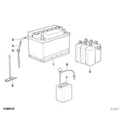 Batterie pleine d'origine BMW