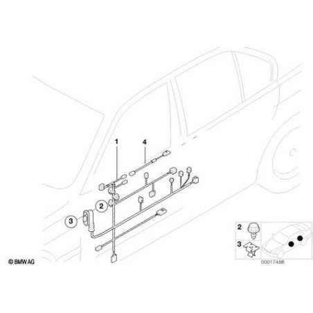 Câble-adaptateur du module d'airbag