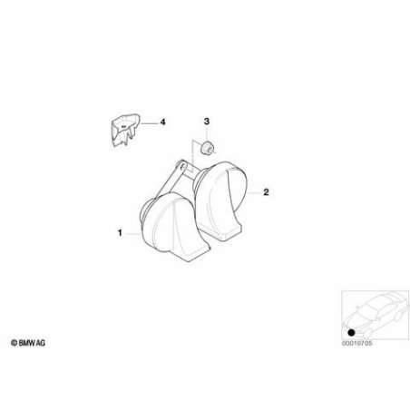 Avertisseur sonore, de basses