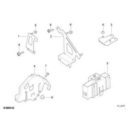 Support de boîtier de commande PDC