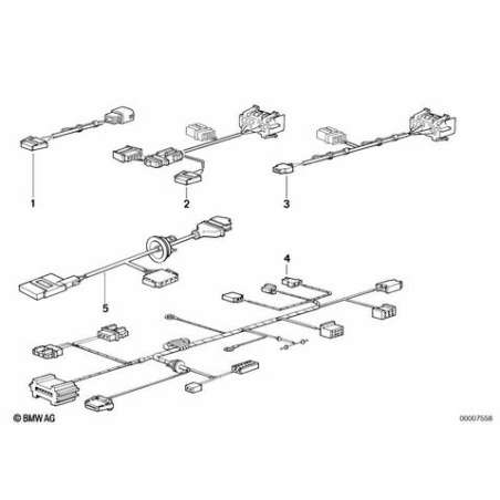 Jeu de cables de ventilation auxiliaire