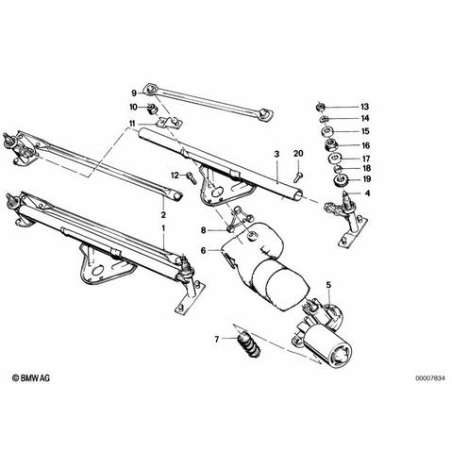 Moteur d'essuie-glace