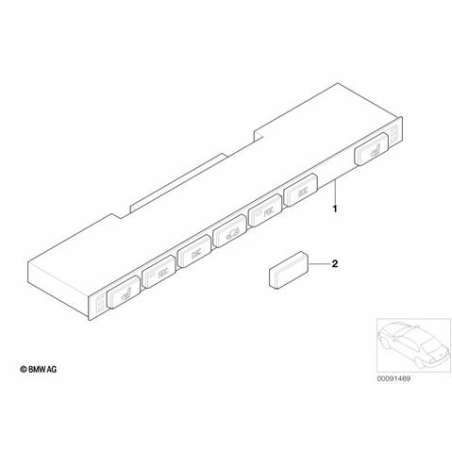 Kit rép.unité commande console centr.DTC