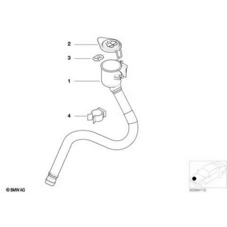 Tube de rempliss. p recipient laveglace