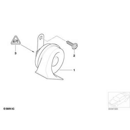 Avertisseur sonore, de basses