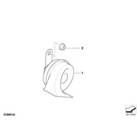 Avertisseur sonore, de basses