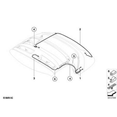 Faisceau de chauffage de lunette AR