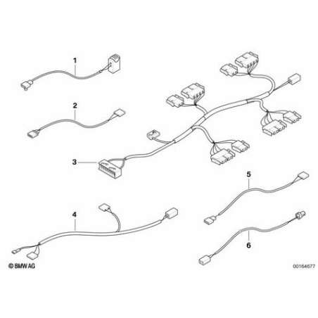 Jeu de cables cote passager