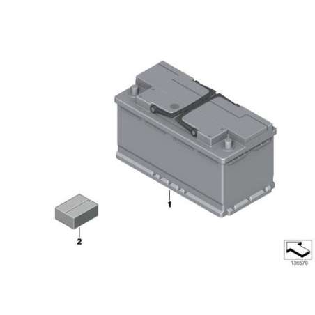 Batterie pleine d'origine BMW