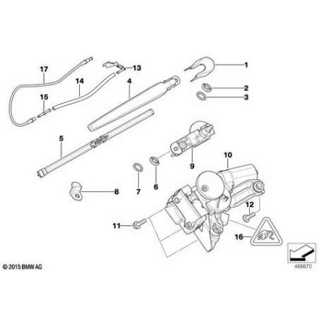 Manipulat.lunette arr avec microcommutat