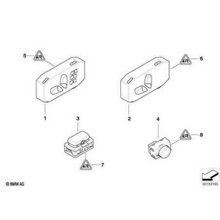 Bouton assistance d'accès aux places arr