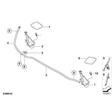 Conduite en tuyaux flex.lave-projecteurs