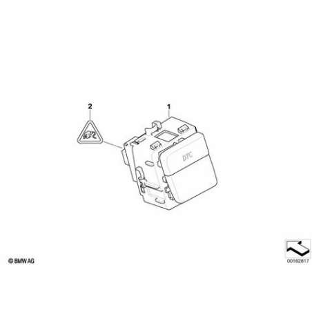 Central.console centrale, bloc touches