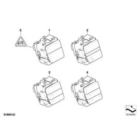 Central.console centrale, bloc touches