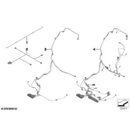 Jeu de câbles aération siège