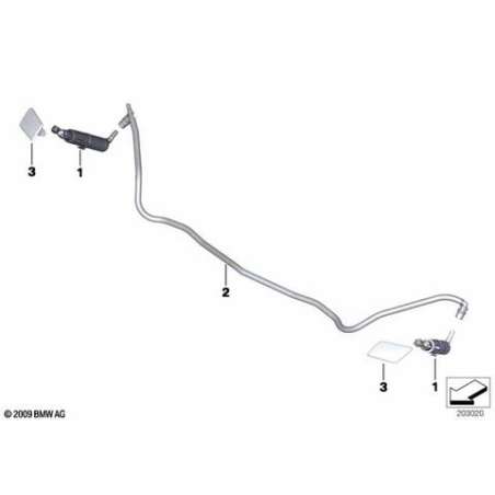 Conduite en tuyaux flex.lave-projecteurs