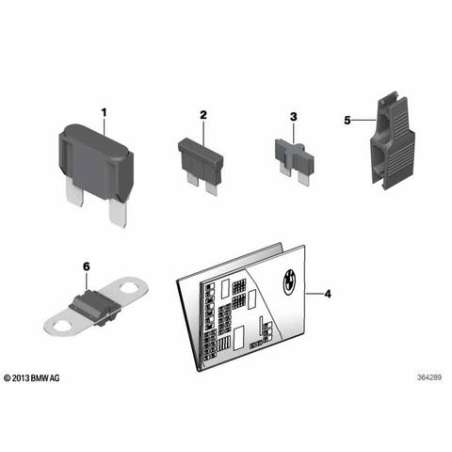 Carte, emplacement fusibles