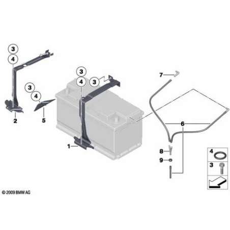 Etrier de protection batterie