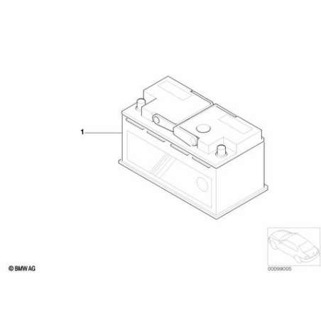 Batterie pleine d'origine BMW