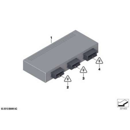 Boîtier électron. module de fonction ar.