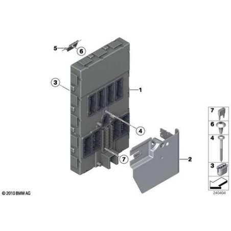 Boîtier électr.Module électron.avant FEM