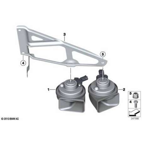 Avertisseur sonore, de basses