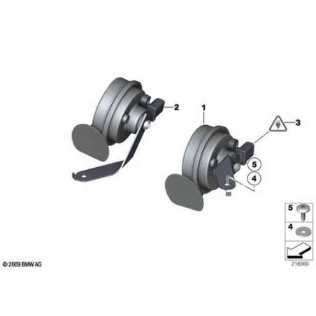 Avertisseur sonore, de basses