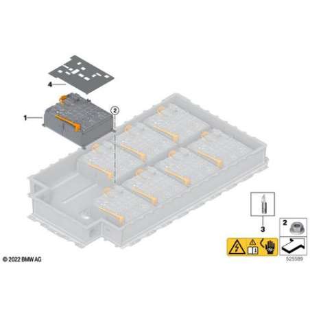 Cellule module accumulateur haute tens.
