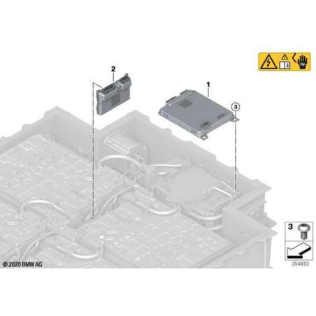 Electronique de gestion batterie HT