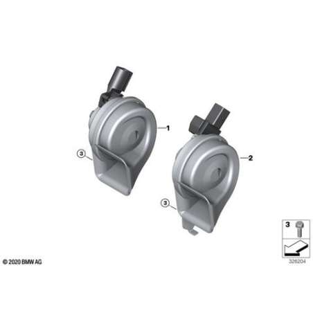 Avertisseur sonore, de basses