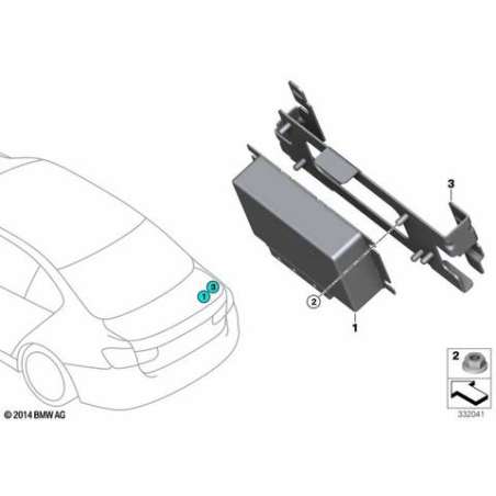 Support boîtier électronique gHAS