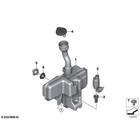 Pompe de lave-glace double