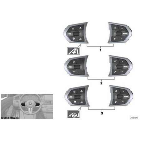 Interrupt. volant multifonctions M-Sport