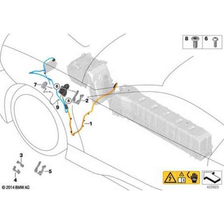 Prise de charge avec câble de charge