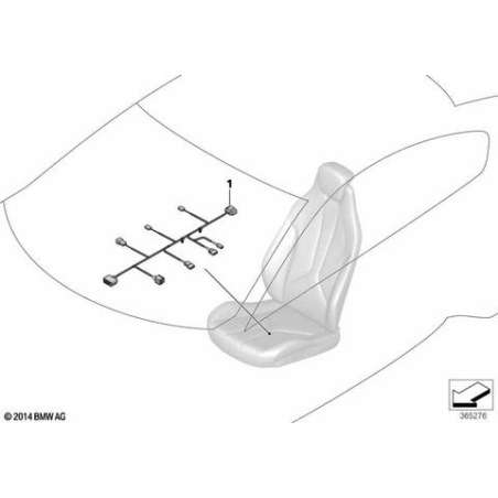 Faisceau pour siège côté passager