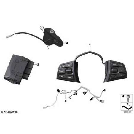Logement commande Switch-Tronic gauche