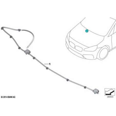 Bandeau de buses de lave-glace