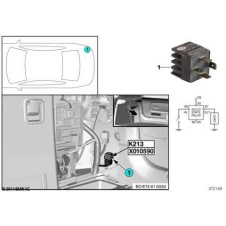 Relais pompe à dépression électrique