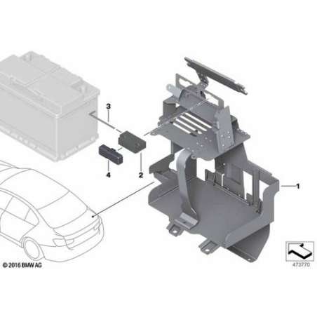Support de batterie