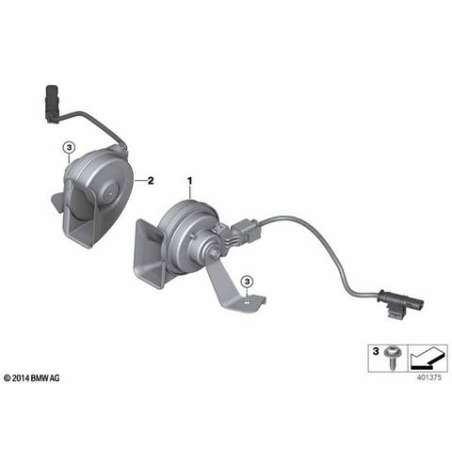 Avertisseur sonore, de basses