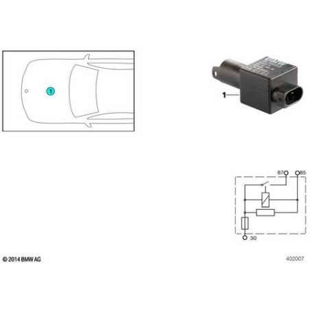 Relais pilotage vannes Valvetronic