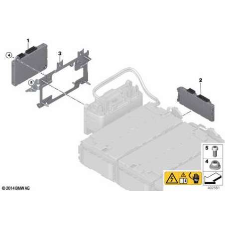 Electronique de gestion batterie HT