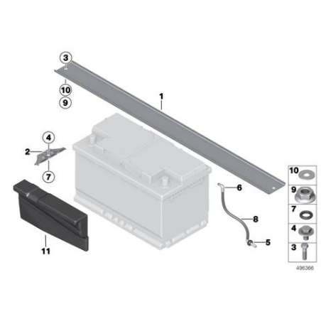 Crashpad batterie