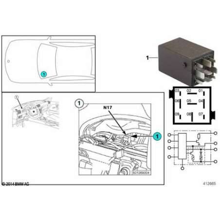 Relais d'alarme de collision