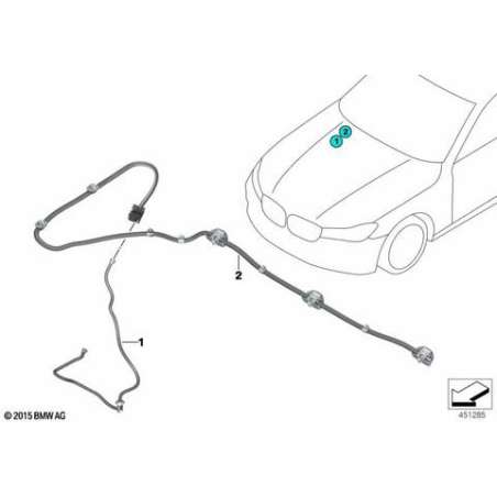 Bandeau de buses de lave-glace