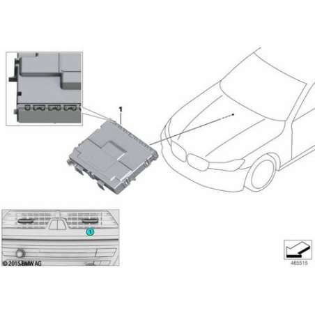 Capteur tactile ventilation avant gauche