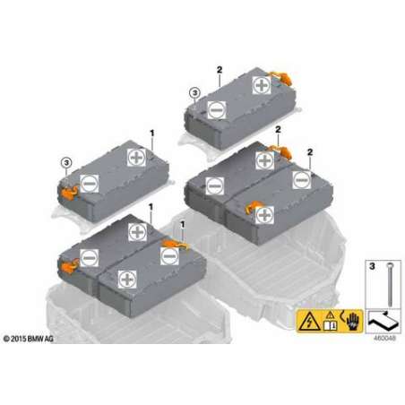 Cellule module accumulateur haute tens.