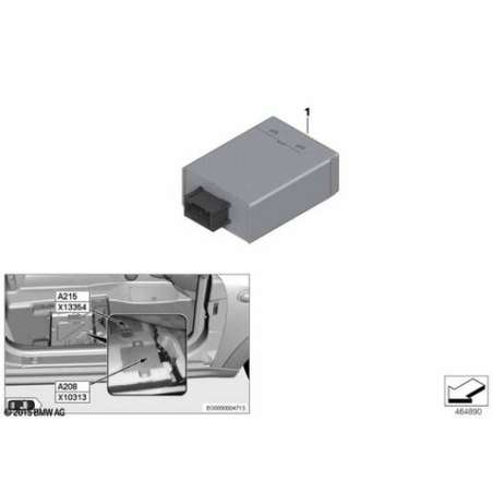 Module rétroviseur extérieur rabattable